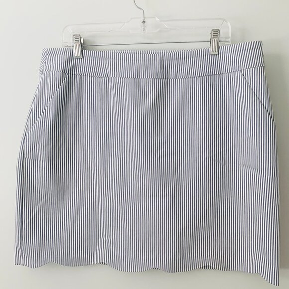 Tribal striped skort with scalloped edge - Picture 1 of 8